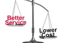 better service lower cost better service lower cost