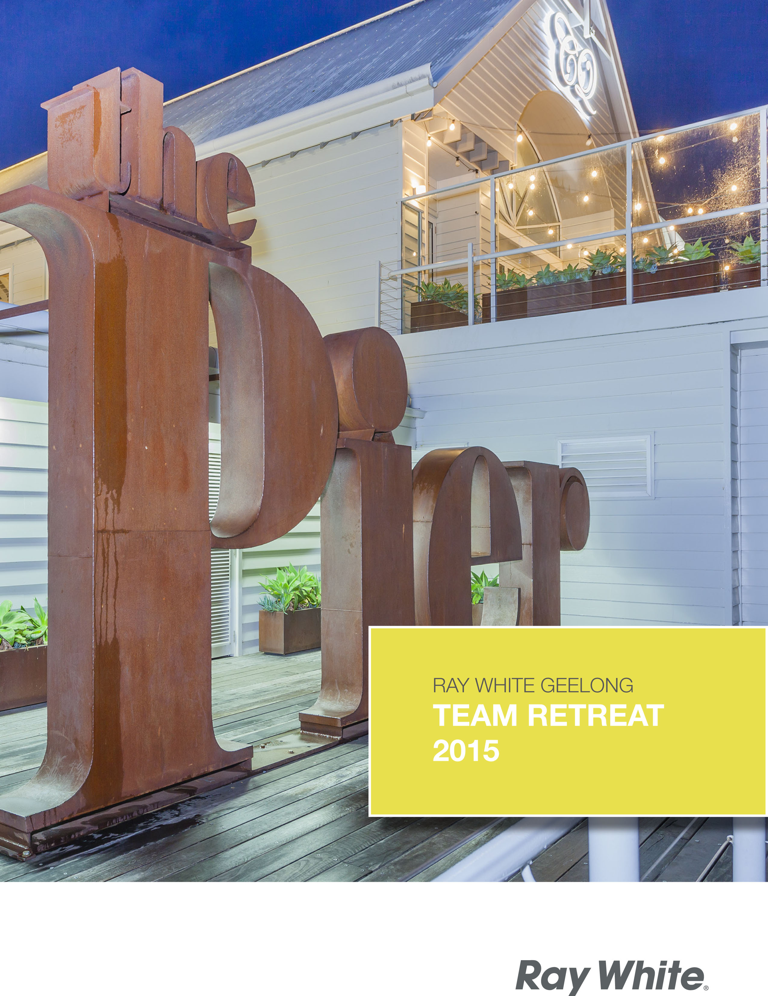 RWG Team Retreat Cover