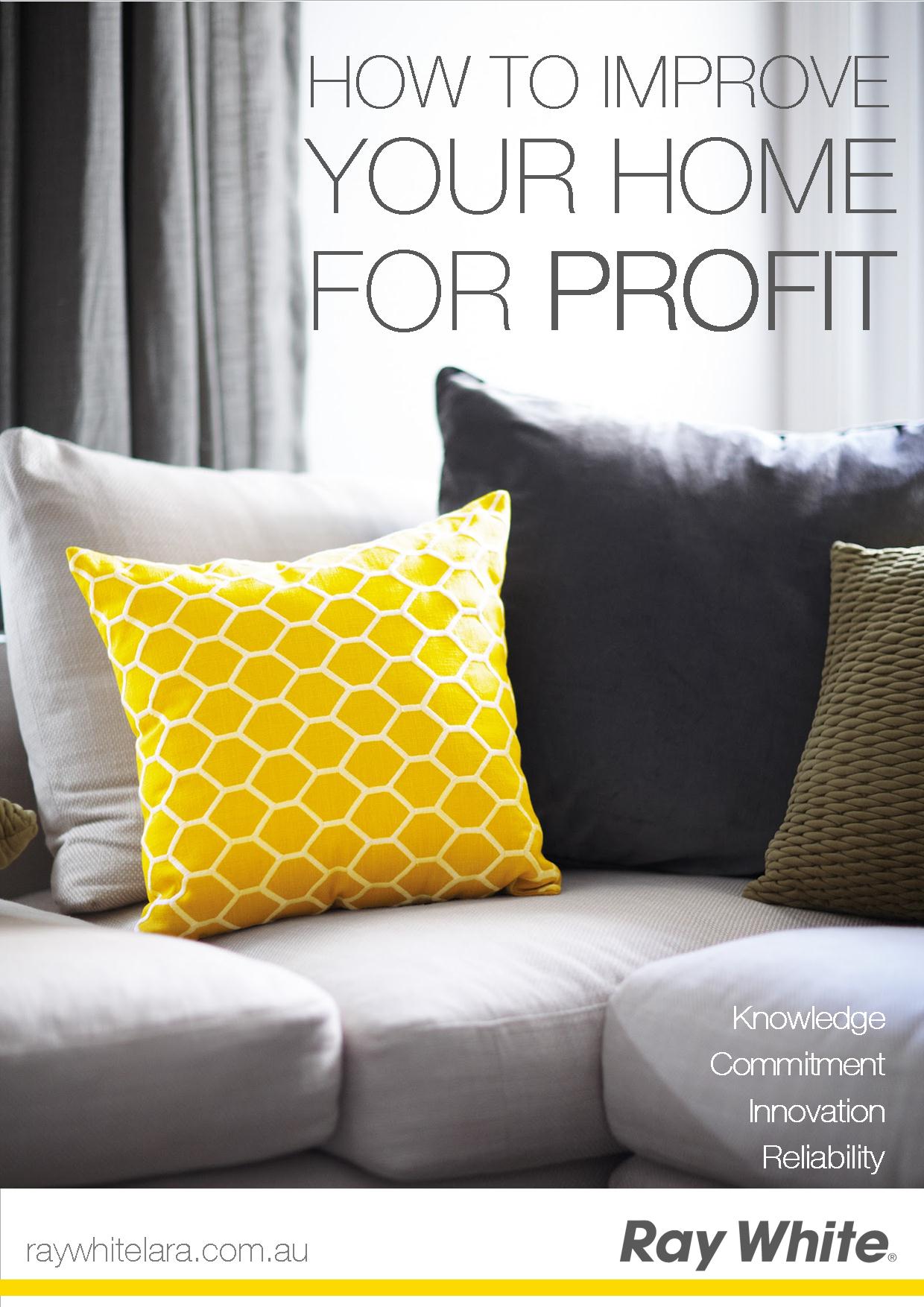 Improve your home for profit